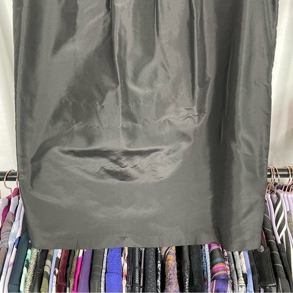 MADISON Marcus Black 100% Silk Dress - Picture 6 of 8